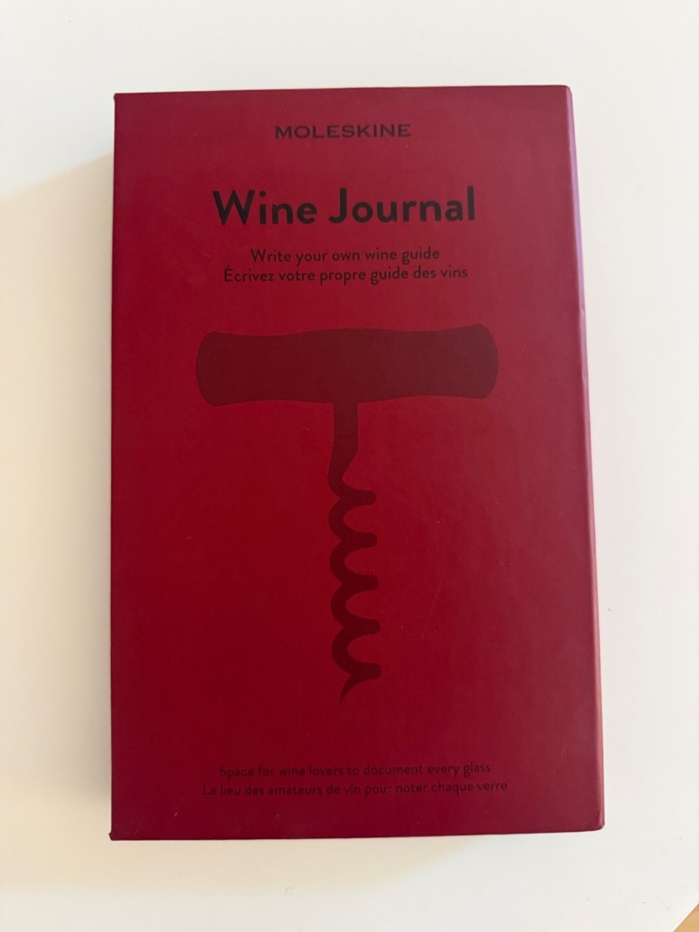 Moleskine Wine Journal - Burgundy Cover